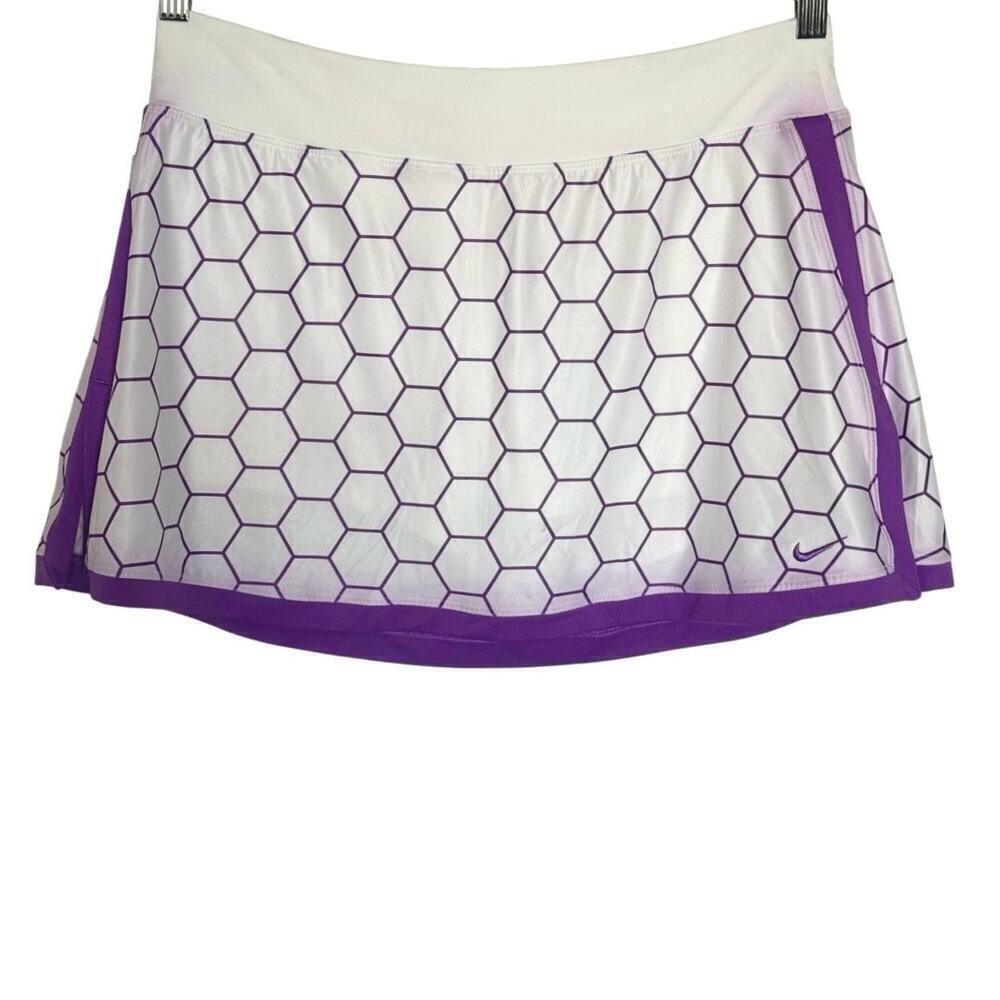 NWT Nike Dri-FIT Advantage Women's Printed Tennis Skort Skirt Size L